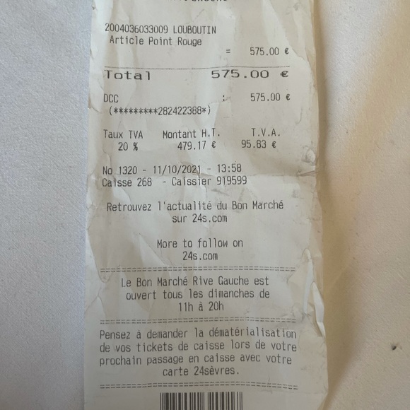 Brand new Kate Louboutin. Literally just purchased in Paris on 11/10/21 . - Picture 4 of 4